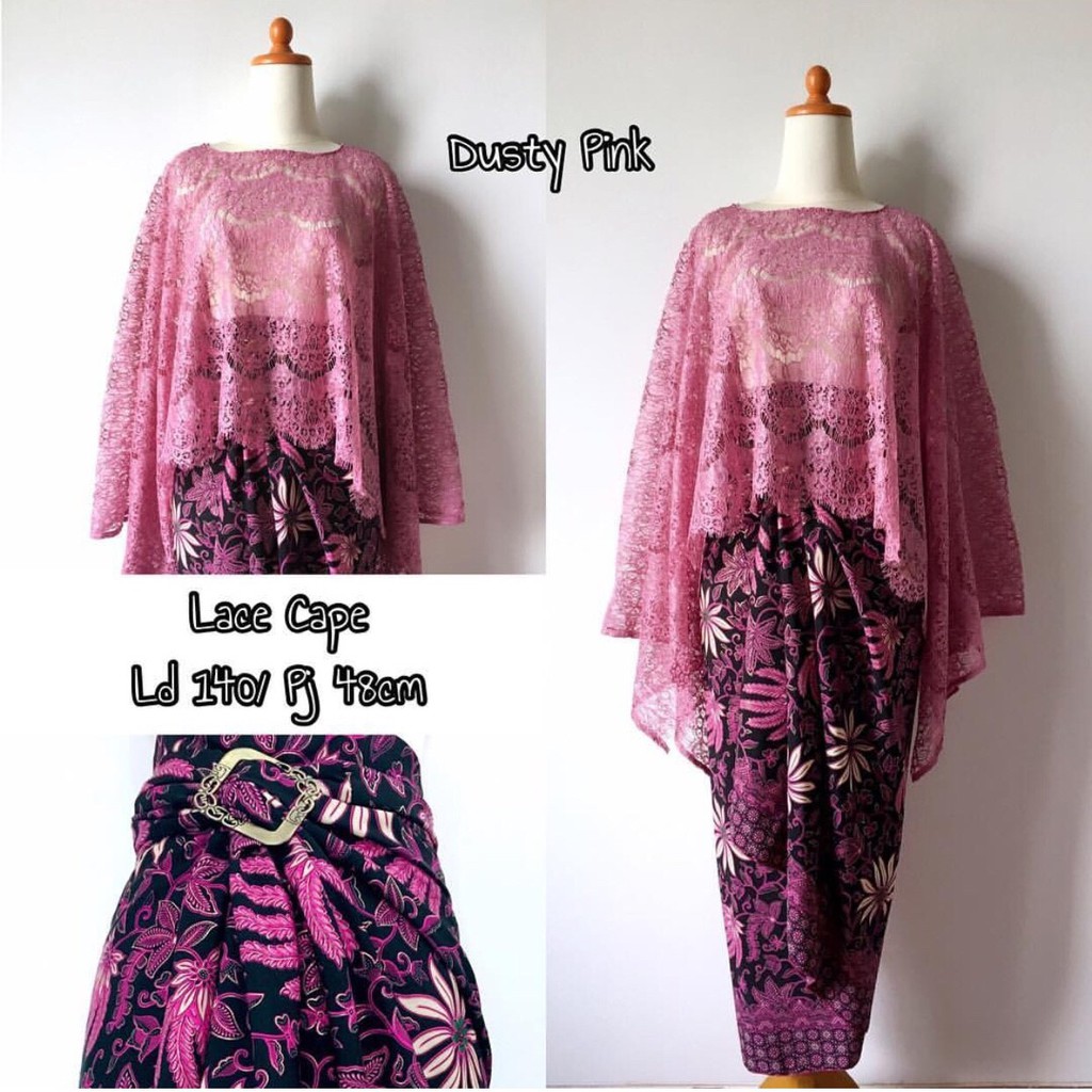 Termurah PROMO!!!!! KEBAYA CAPE BROKAT / KEBAYA MODERN / KEBAYA WISUDAHAR