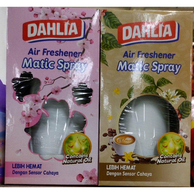 DAHLIA AIR FRESHENER MATIC SPRAY ALAT SET / DAHLIA / PENGHARUM RUANGAN