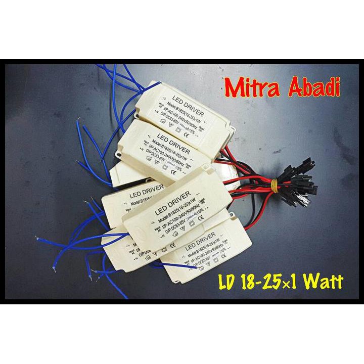 BEST DEAL LED DRIVER 18-25*1 WATT CASING PLASTIK