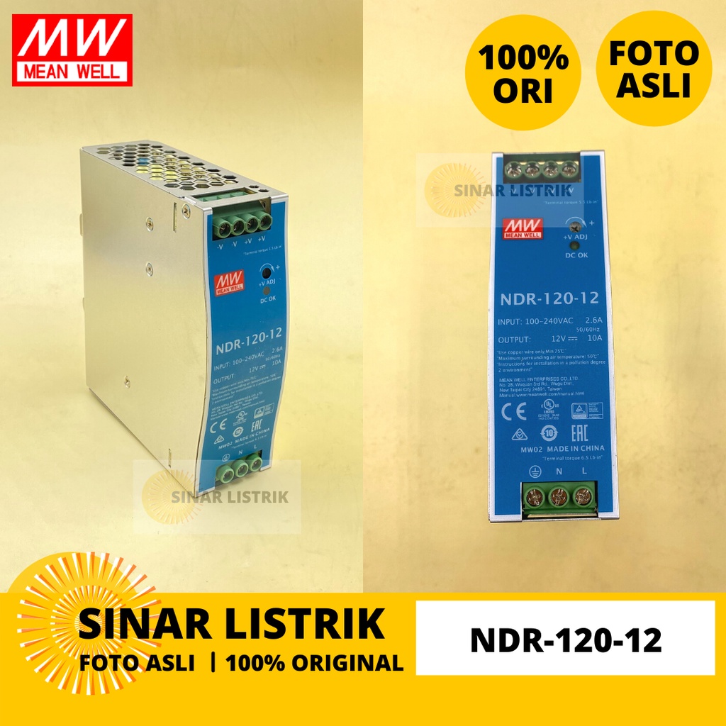 Mean Well NDR-120-12 Power Supply