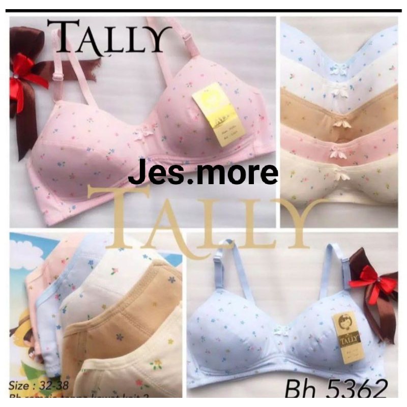 TALLY Minibra 5362 Minibra Remaja ABG Bahan Katun sz 32 - 38