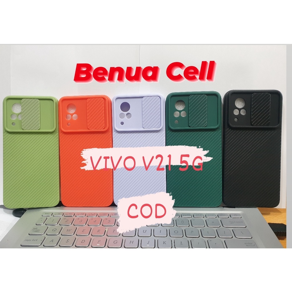 VIVO V21 5G SOFTCASE CASE SLIDE KAMERA VIVO V21 5G - PELINDUNG KAMERA - BC