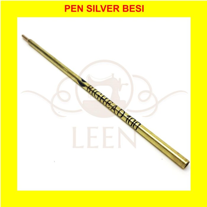 Bolpen / Pen Besi Silver untuk Pola Kain, Kulit, Oscar, Spon LEEN