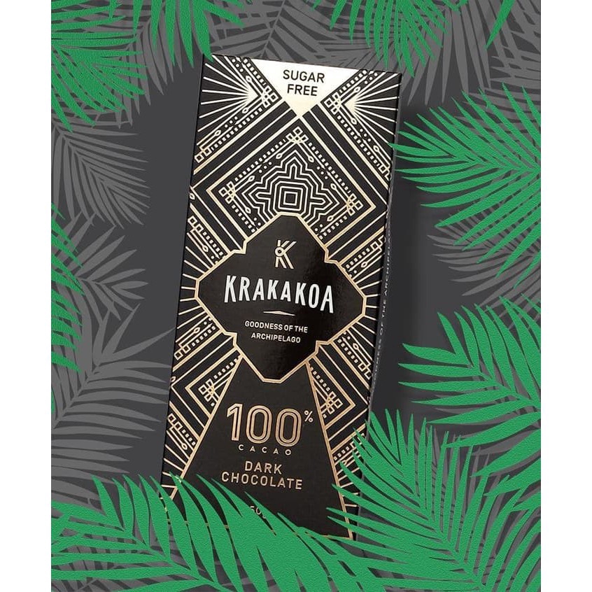 

Krakakoa 100 PERCENT Dark Chocolate SUGAR FREE 50G 100 Cokelat Bebas Gula