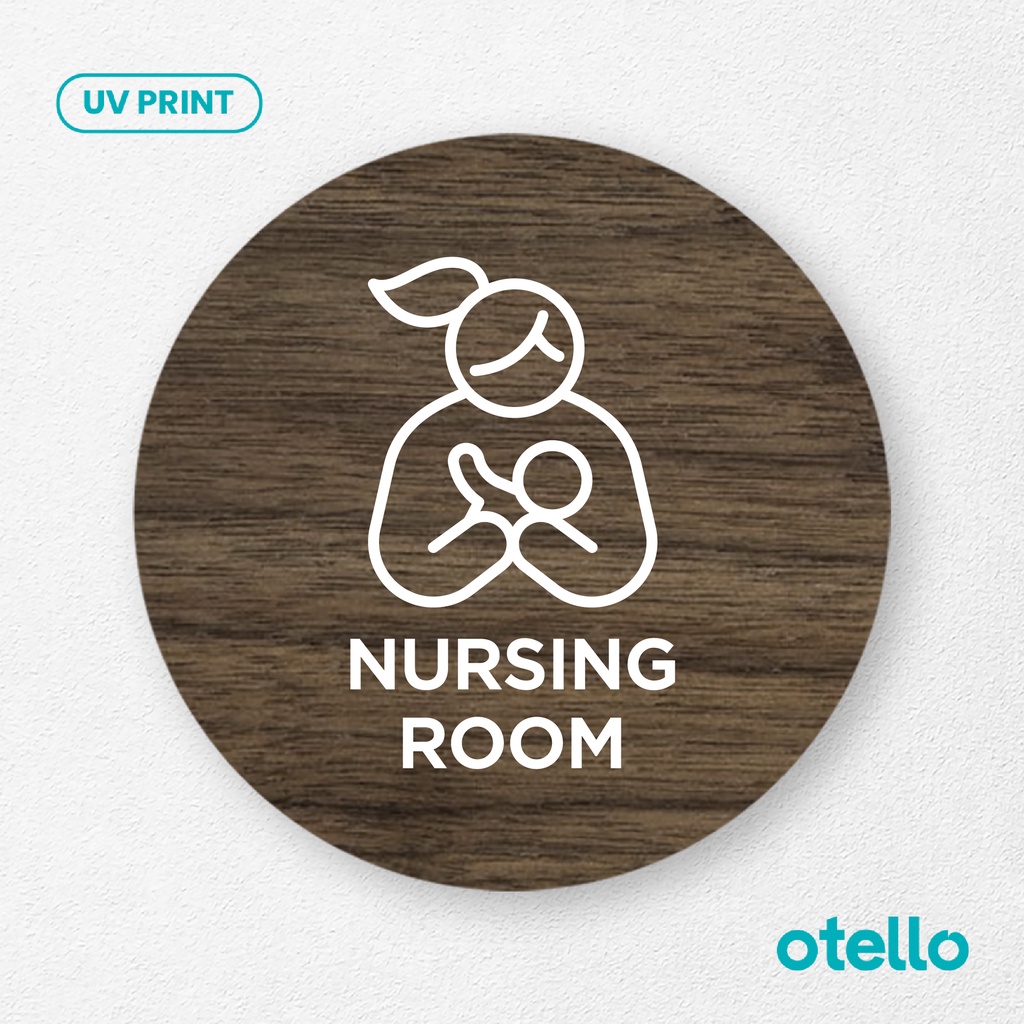 Signage Nursing Room Sign Board Pojok Asi Label Tempel Ruang Menyusui Papan Petunjuk Ruangan Room Tag Dinding