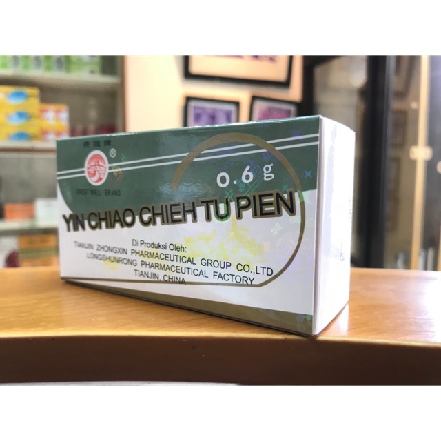 

YIN CHIAO CHIEH TU PIEN FLU SAKIT TENGGOROKAN BATUK DEMAM GEJALA INFEKSI PERNAFASAN