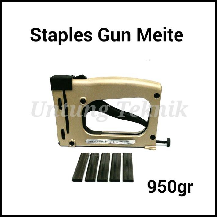 

MEITE Staples Gun Manual HM515 Flexi Point