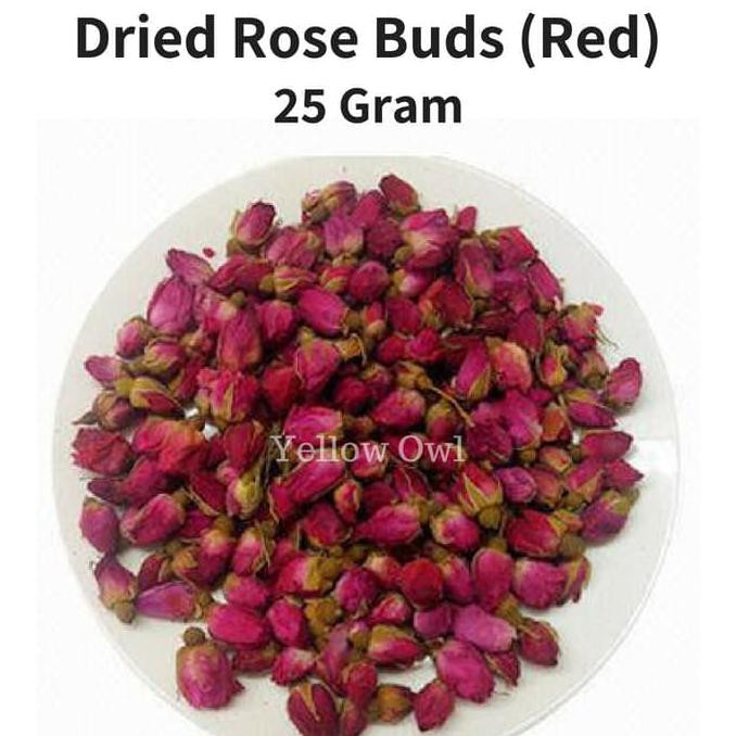 

Dried Rose Buds (Red) - 25 Gr