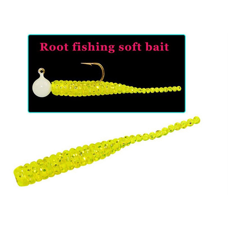 Umpan Pancing Alat Pancing relix nusantara Umpan Ikan Umpan Mancing Soft Plastic Lure 3.8cm/0.36g 50pcs/box Kail Pancing Umpan Pancing Buatan Needle Shaped Soft Lure Alat Pancing Murah Umpan Mancing