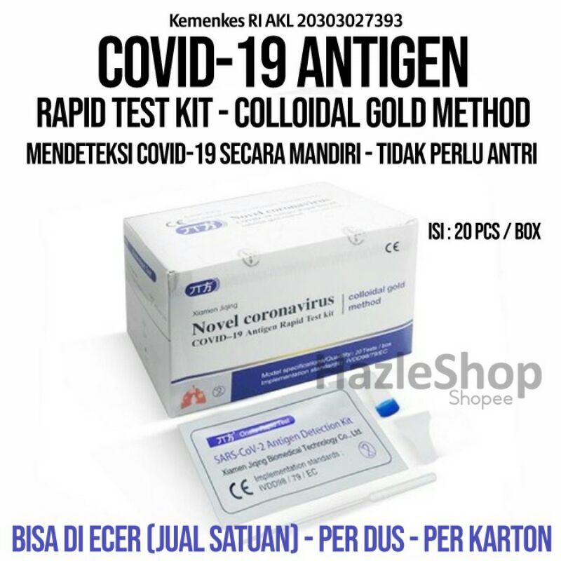 Jual PALING MURAH COVID19 ANTIGEN / RAPID TEST KIT