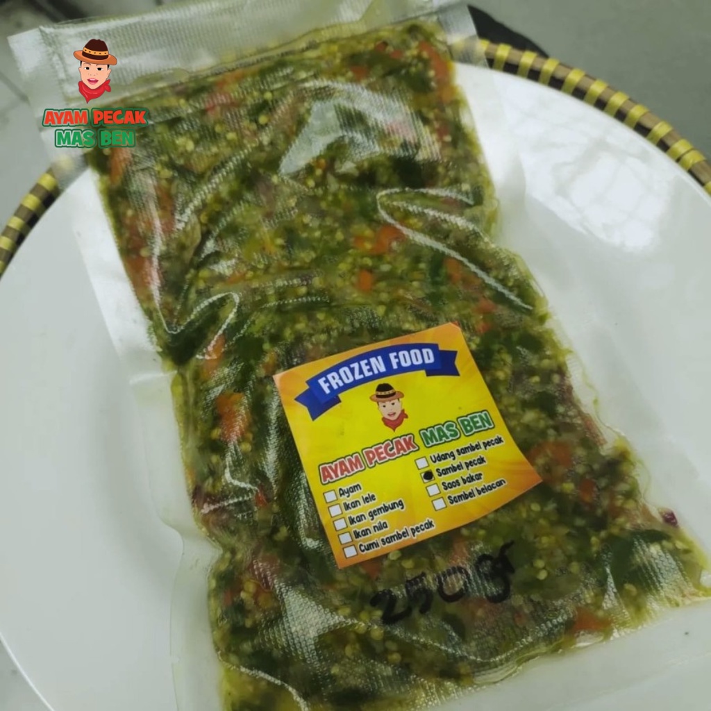 

Sambal Pecak Berat 250 Gram - Ayam Pecak Mas Ben