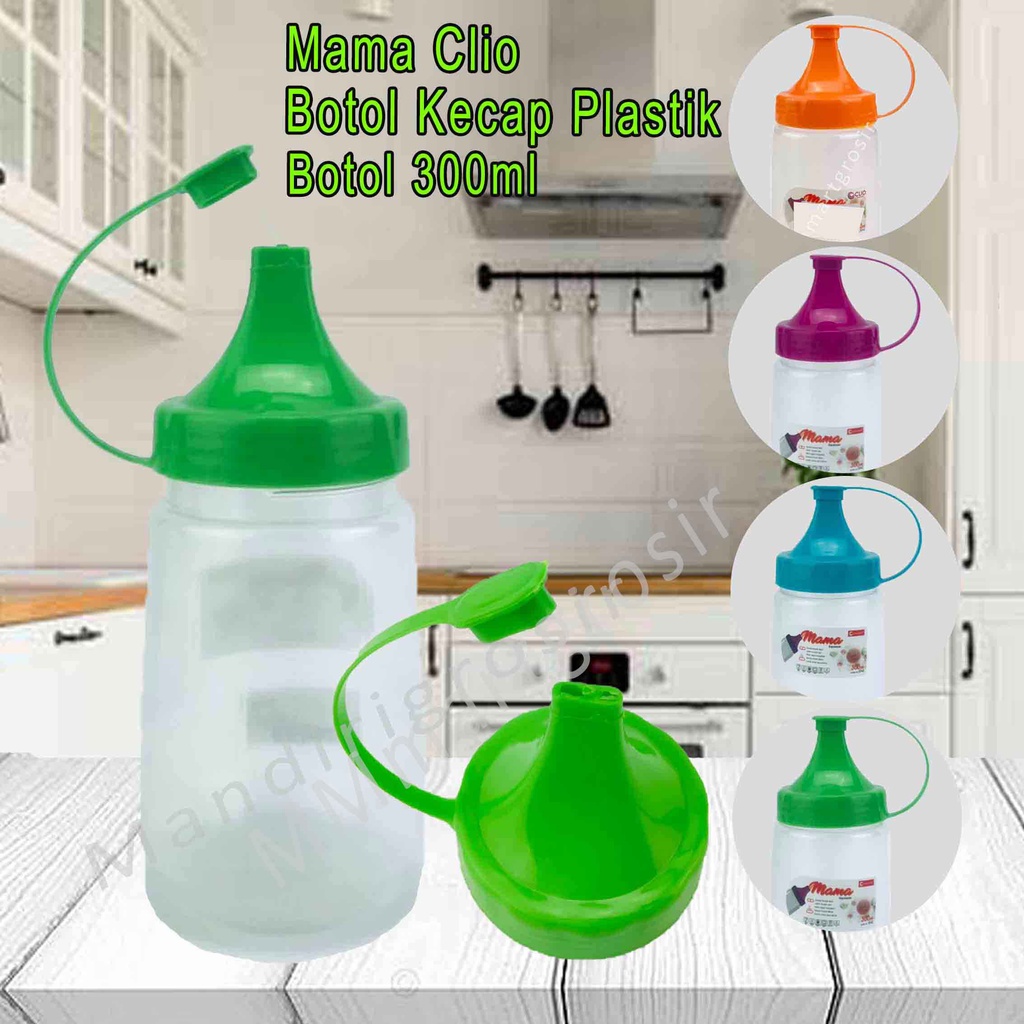 Botol Kecap Plastik * Produk Mama Clio *  Botol Kecap 300ml * Botol 1042