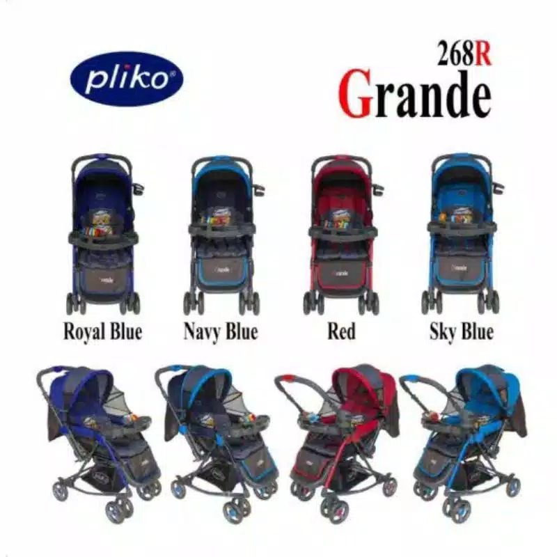 Baby Stroller Pliko Grande 268 / Kereta Dorong Bayi Pliko Pliko Grande 268