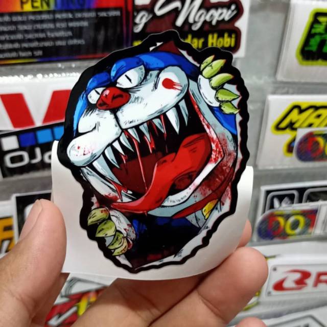 Sticker printing MONSTER DORAEMON Minim pembelian produk harus 20rb