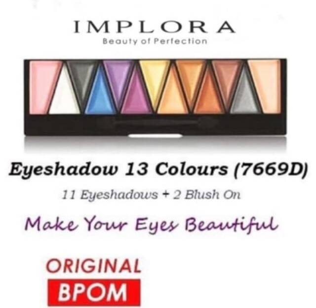 EYESHADOW IMPLORA 7669B BPOM / 7669D