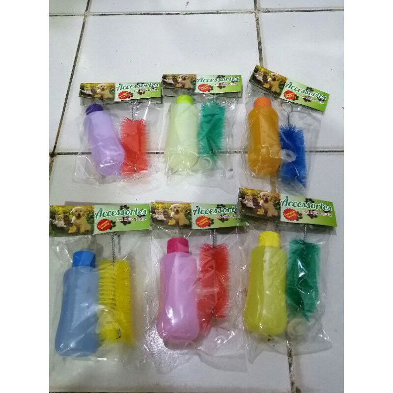 Dot botol susu + sikat kucing, anjing, musang, otter dll