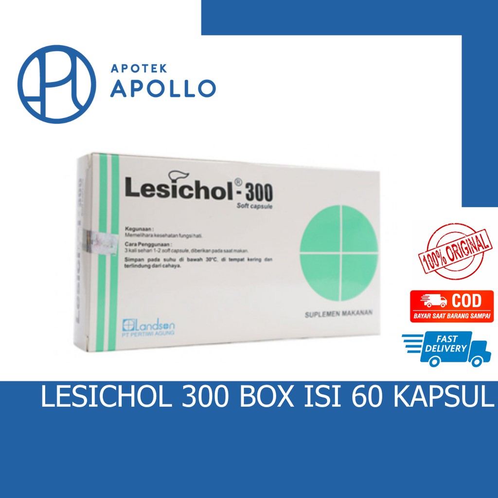 LESICHOL-300 BOX ISI 60 KAPSUL