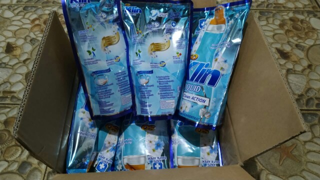 So Klin Liquid Detergent (antibac) Pouch 750ml X6 (1 Box)
