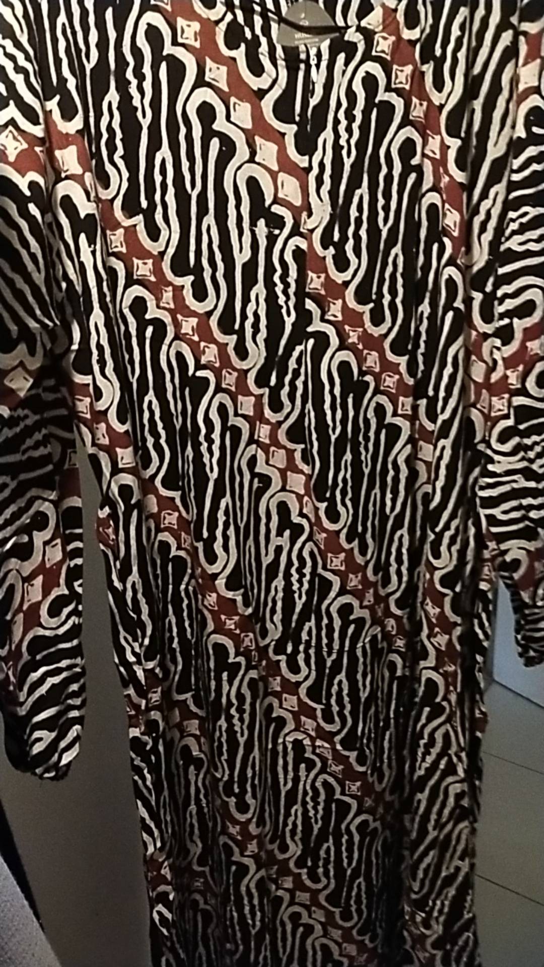 Gamis Batik Cap Motif Seno