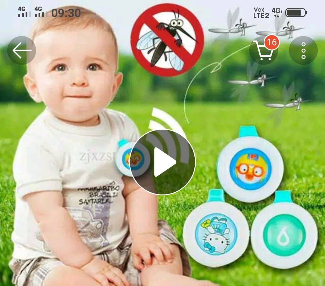 Tempelan Anti Nyamuk Motif Random