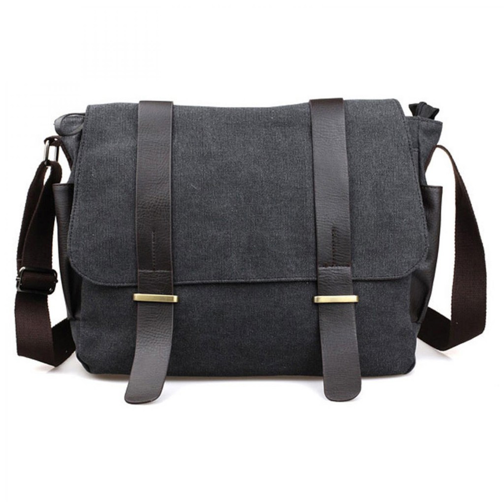 Tas Selempang Pria Korean Canvas Messenger Bag OMBG0RKY Tas Selempang Pria Korean Canvas Messenger Bag OMBG0RKY