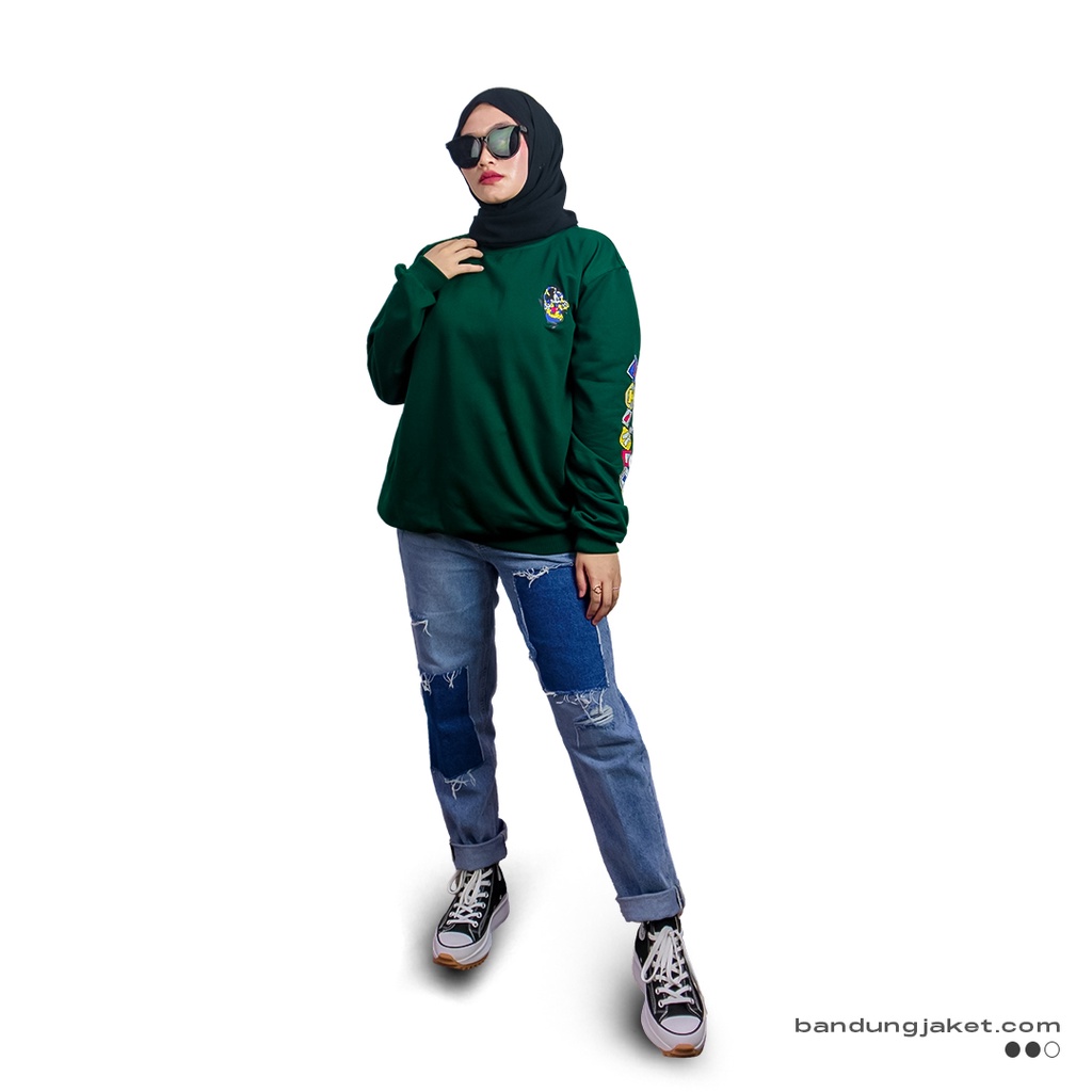 Mickey Tren Sweatshirt  Holyrider Emerald