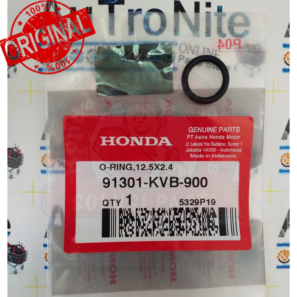 Original  O-Ring Pipe Water Pump Radiator 12.5x2.4  Vario 110 Techno Karburator  91301-KVB-900 91301