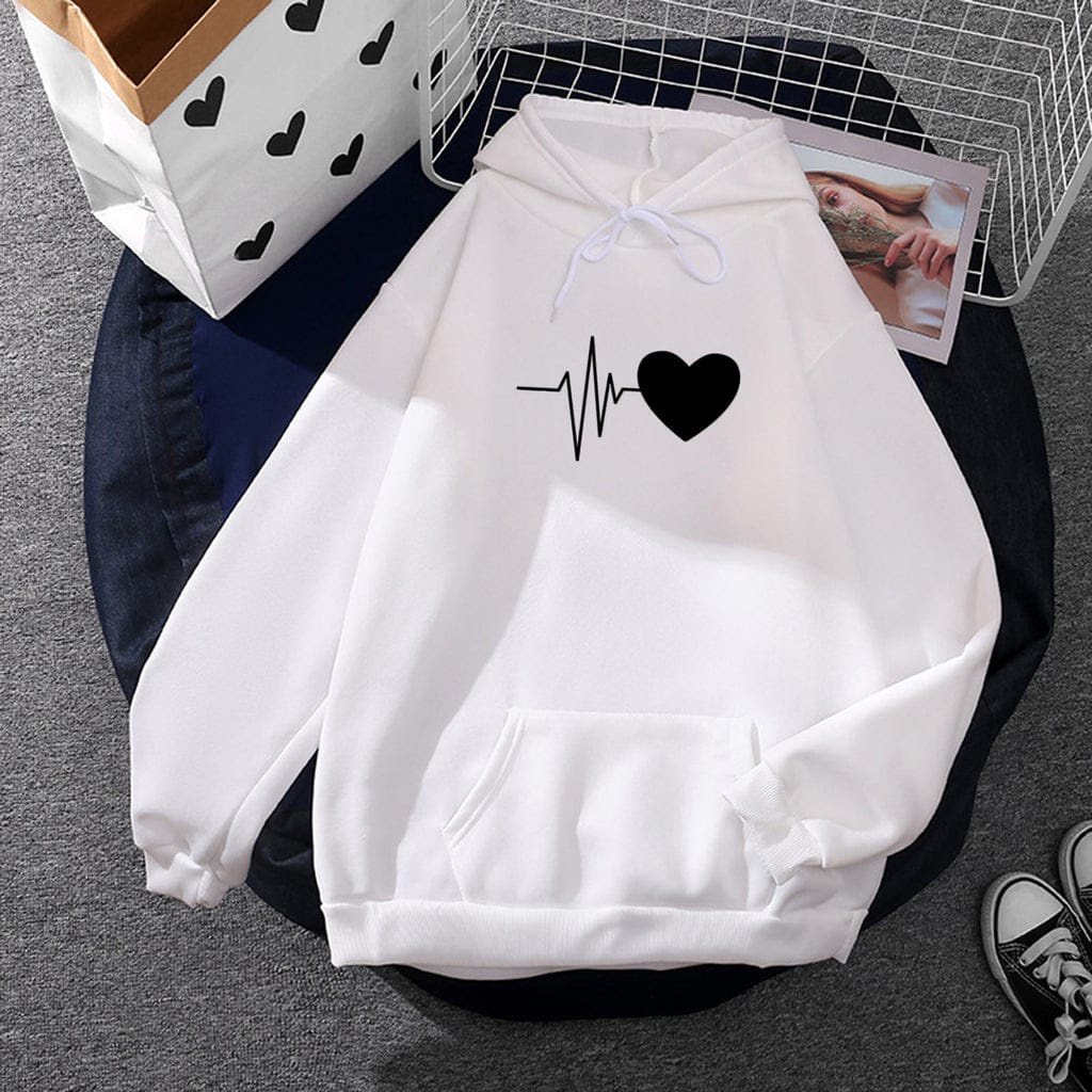 HEART LOVE Sweater Hoodie II Jumper hoodie HEART LOVE II SIZE M-XL ( Pria &amp; Wanita )