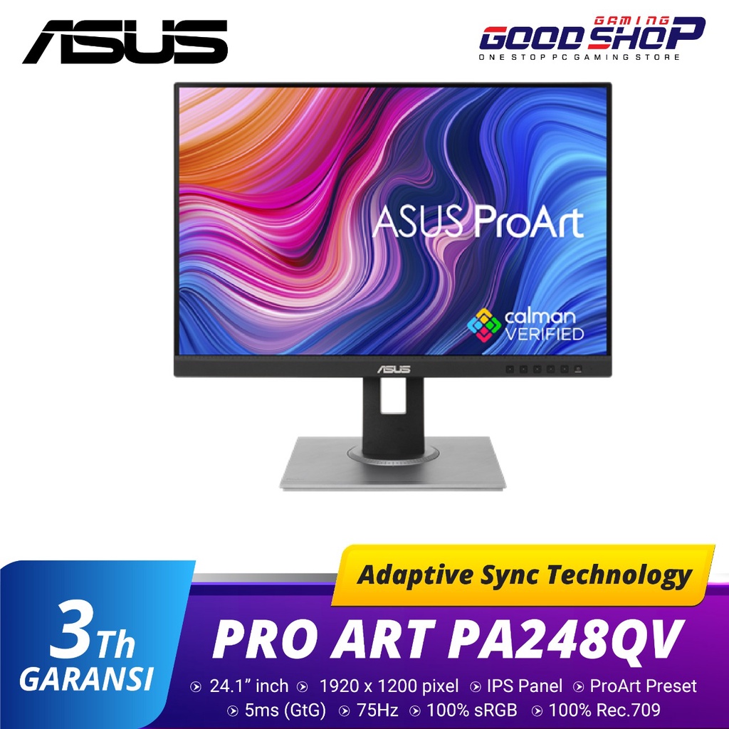 ASUS ProArt Display PA248QV Professional Monito