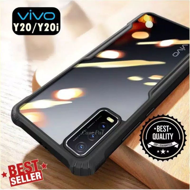 Har Soft Case Armor Vivo Y20 Y20i - Case Shockproof Transparan Softcase Premium