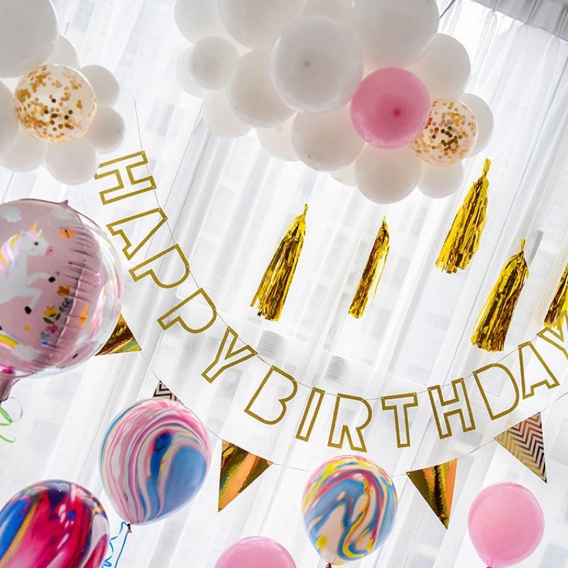 Banner Happy Birthday FRAME/HOLLOW