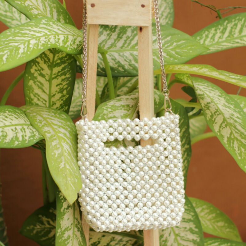 ZARA • Pearl Bag / Tas Mutiara / Tas Manik / Beads Bag
