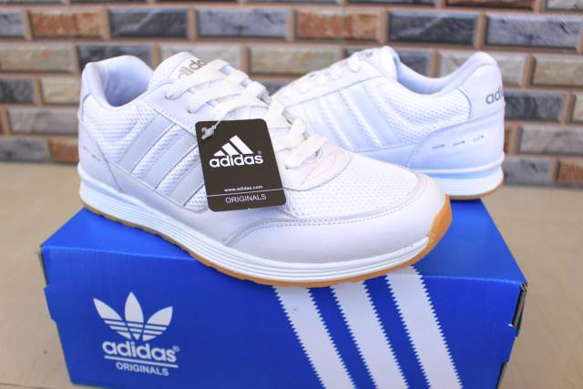 SEPATU ADIDAS RACER FULL PUTIH SEPATU PUTIH SEPATU PRIA SEPATU SNEAKERS-4