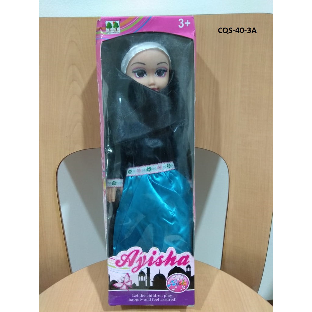 BONEKA HIJAB MUSLIMAH AYISHA BISA BERNYANYI