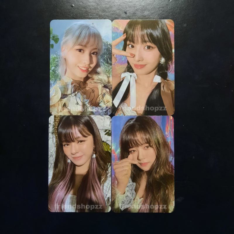 (TAKE ALL ONLY) PHOTOCARD JEONGYEON MOMO TWICE - TASTE OF LOVE, MORE&MORE/MNM SIGN