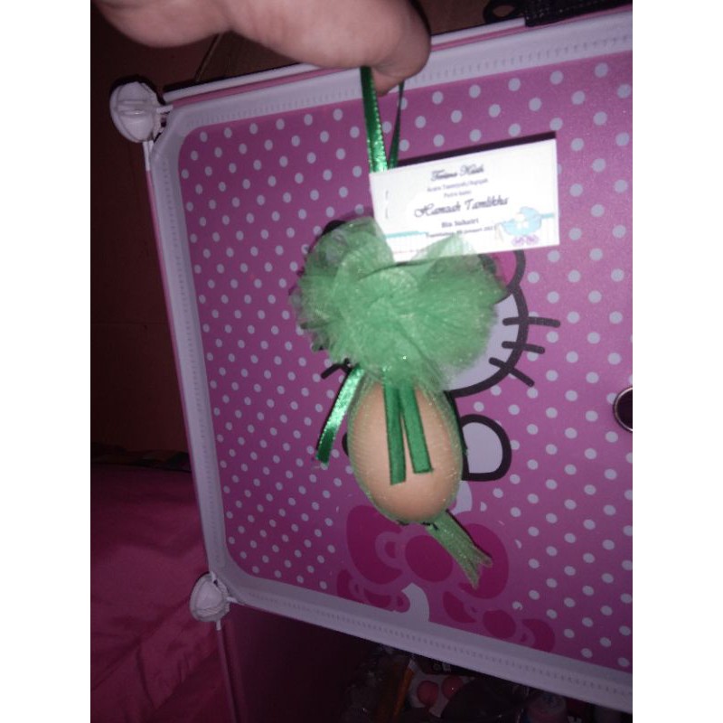 gantungan bunga telur