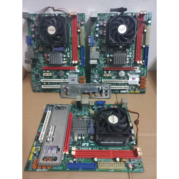 Paket Mobo AM3 - Processor Athlon II X2 240 - 270 Tanpa Fan  Normal Garansi