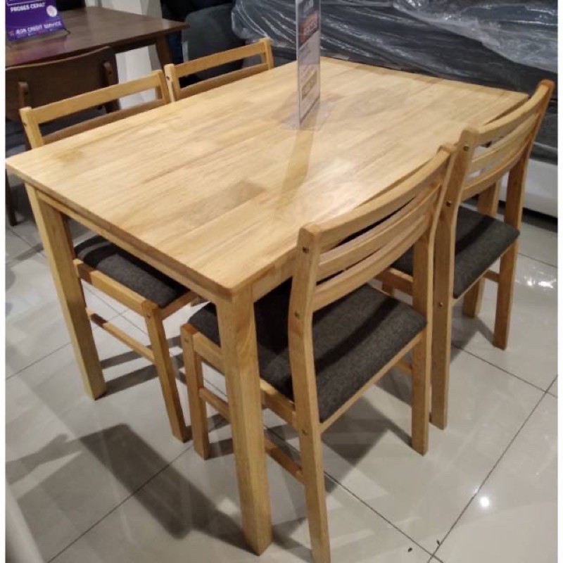 INFORMA YERICHO MEJA MAKAN SET MINIMALIS MEJA MAKAN SET SCANDINAVIAN