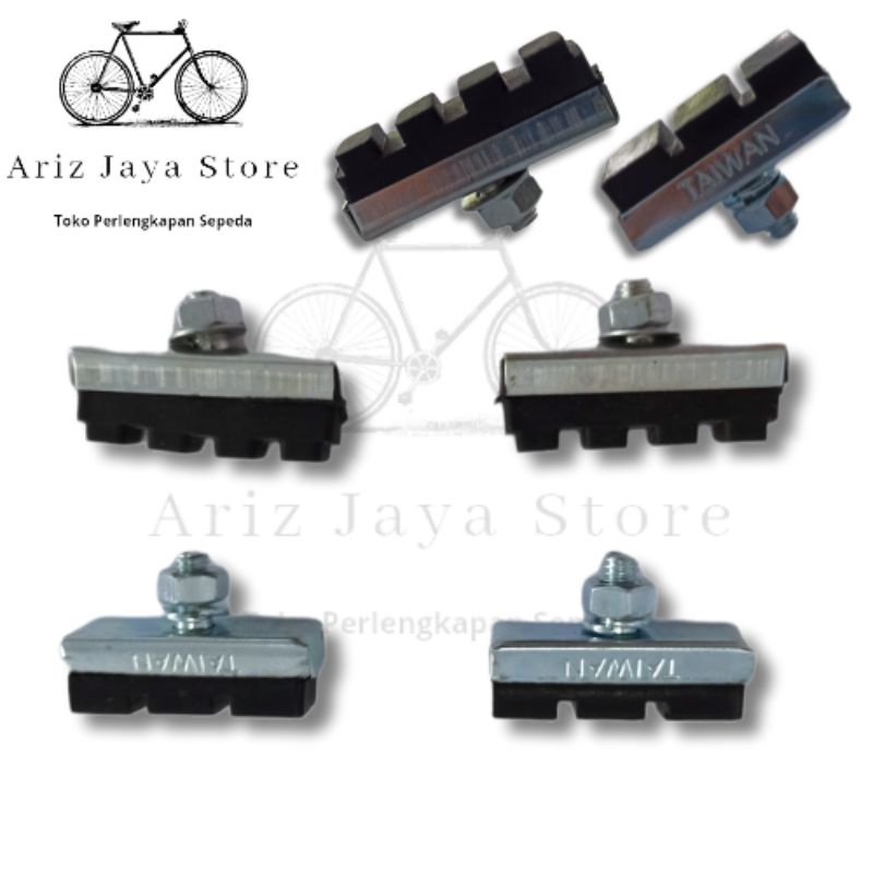 Kampas Karet Rem Sepeda U Brake Sepeda BMX,MINI,Jengki,Sepeda Anak