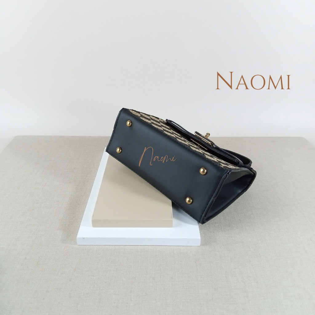 NAOMI - Georgia Sling Bag Import - Tas Premium Wanita Kulit Sintetis - Motif Slempang - Tas Wanita - Tas Naomi - Naomi Bag - women bag