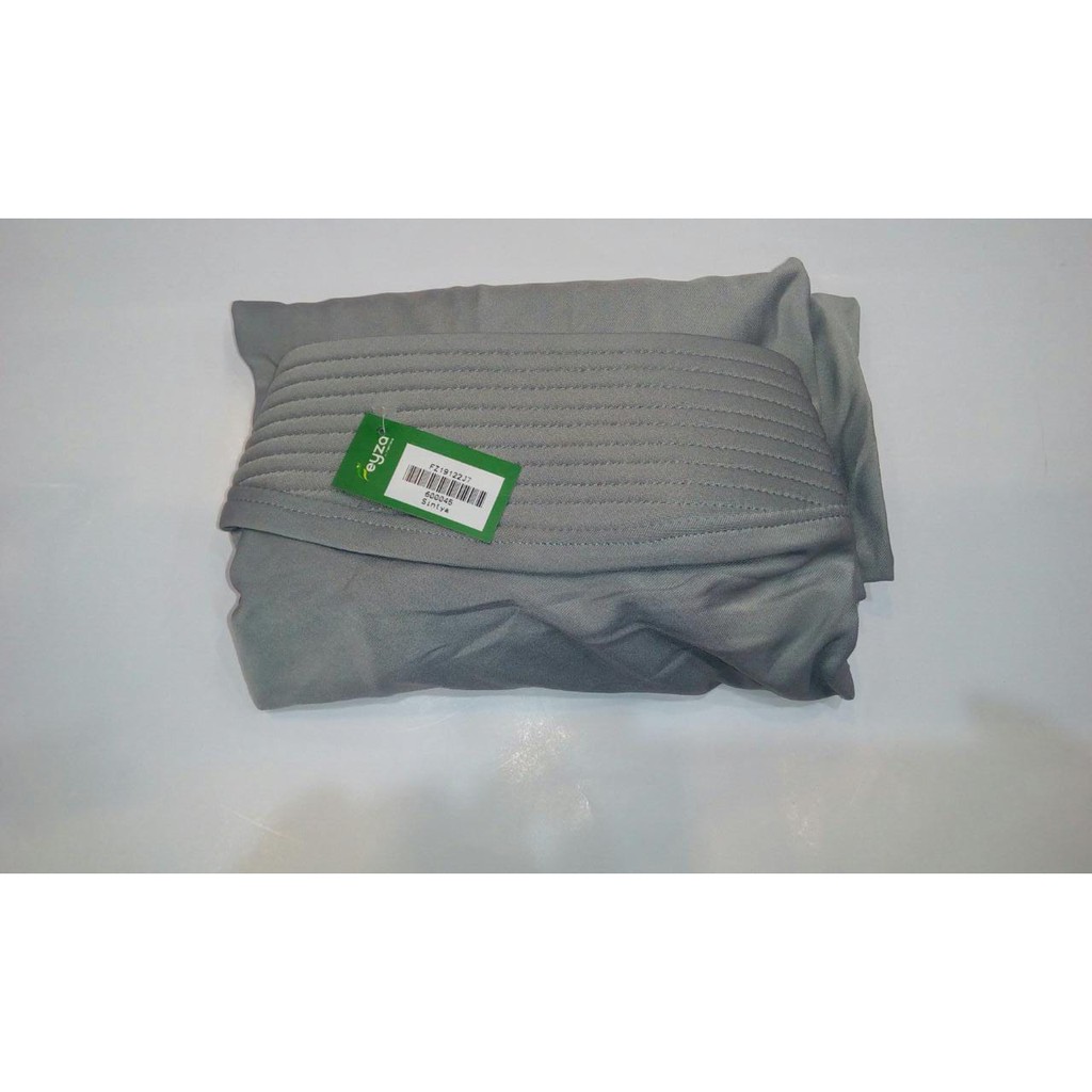 Jilbab Instan Pet Kecil Feyza Sintya | Kerudung Instan Promo Hijab Instan Bergo Pet Antem-Abu Muda