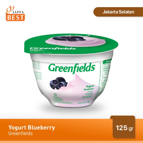 Greenfields Yogurt Blueberry 125 gr