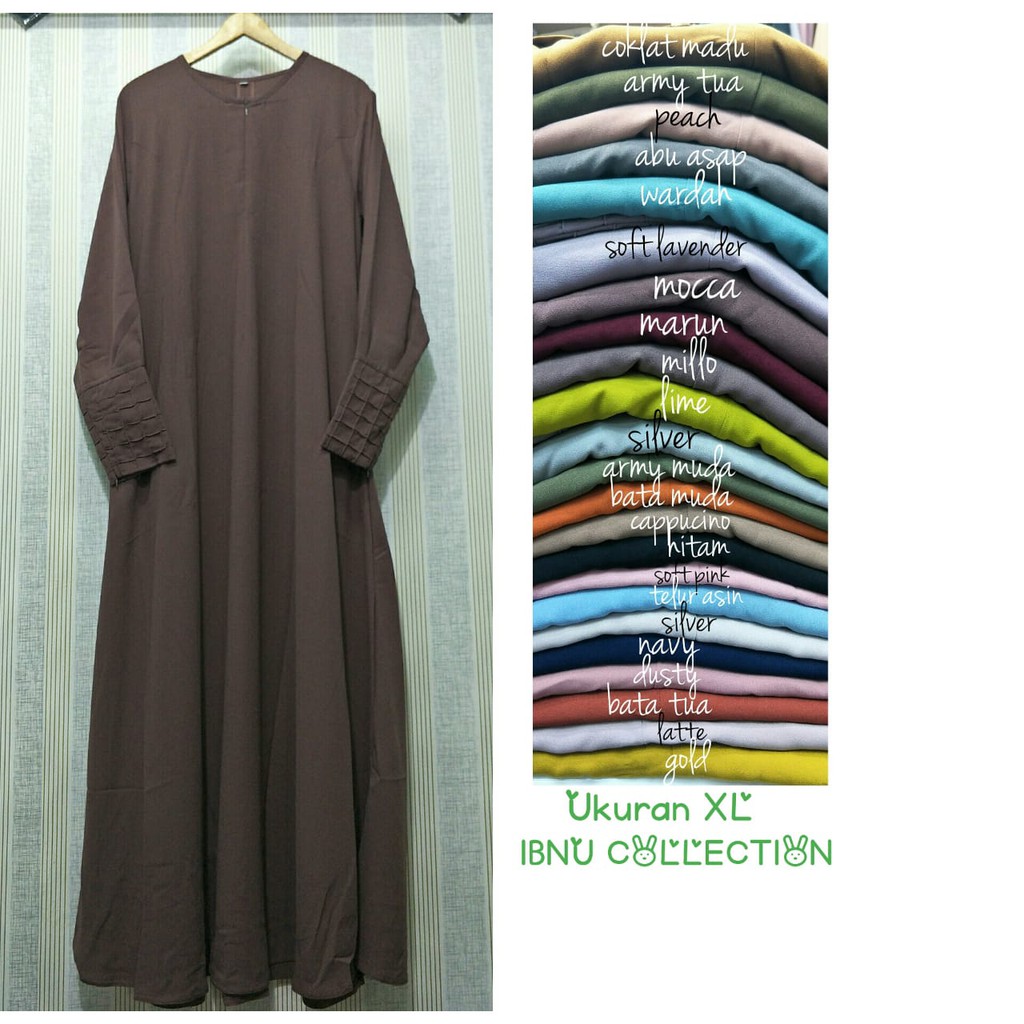 Gamis syar'i ibnu collection ukuran XL