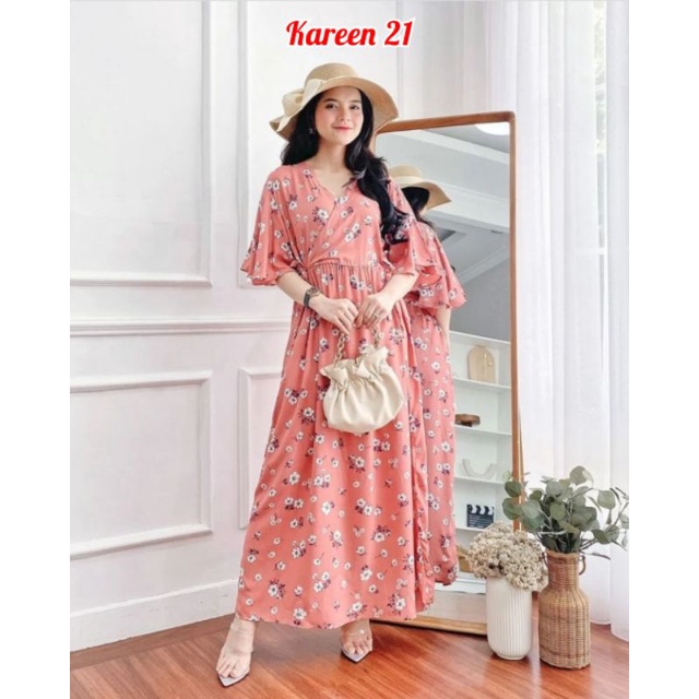 HD.ID Kareen Dress/Daster Kareen/Daster Kimono/Daster Selebgram/Daster busui Rayon