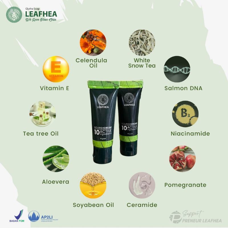 NOURISH CREAM LEAFHEA/ PELEMBAB LEAFHEA/CREAM LEAFHEA