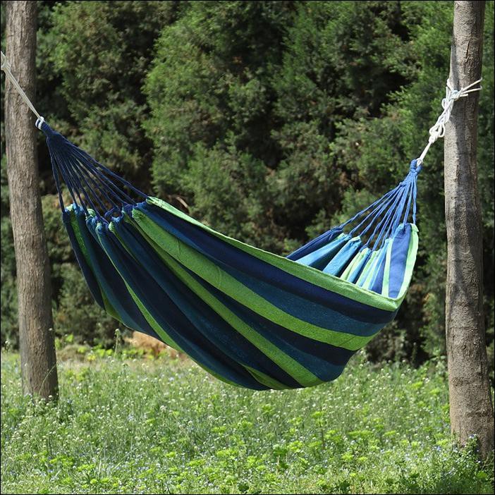 AYUNAN POHON TRAVELLING /AYUNAN GANTUNG KAIN TRAVELLING/HAMMOCK SINGLE - TANPA KAYU