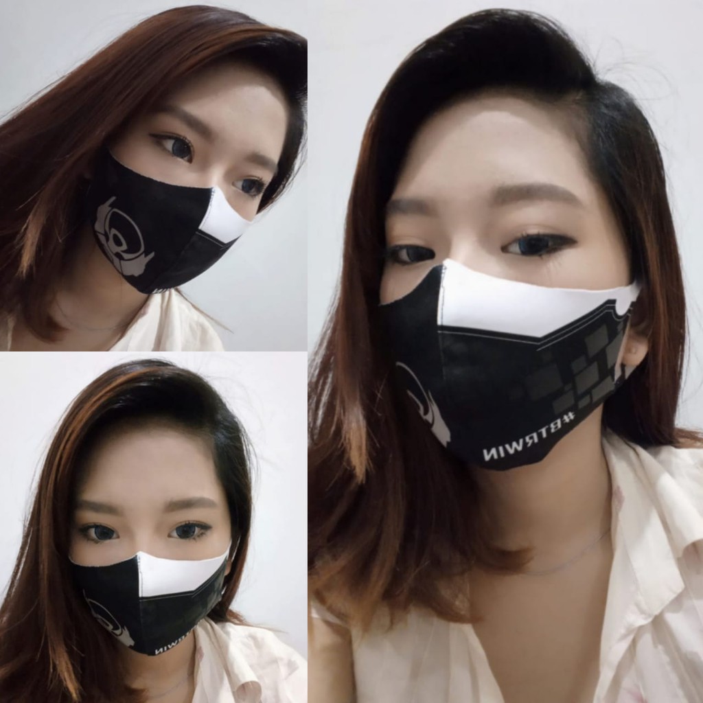 Masker Bigetron Black Gaming Masker Kain Scuba Anime Gaming Shopee Indonesia