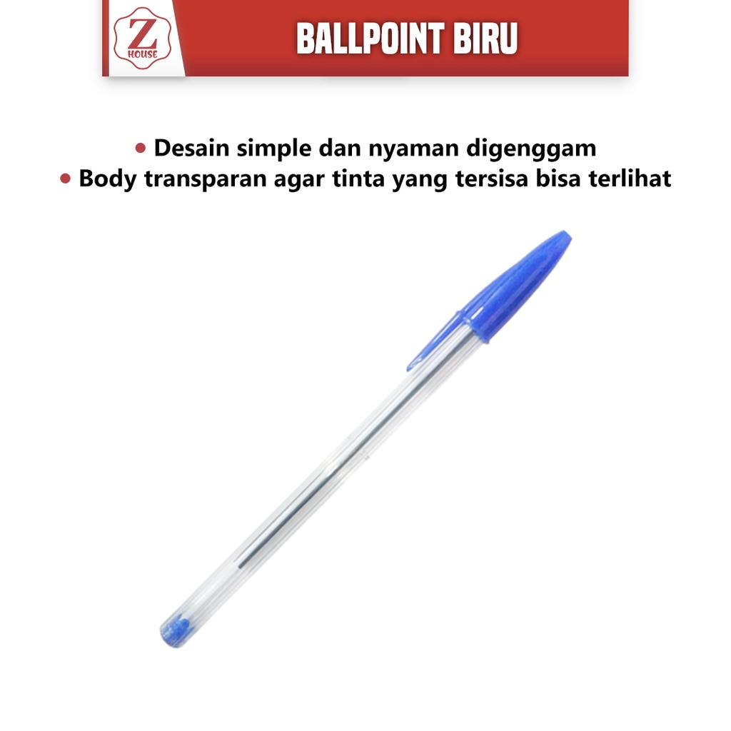 PULPEN WENAO 0.55MM PENA MURAH PENA PULPEN IMPORT HITAM /BIRU BALL PEN