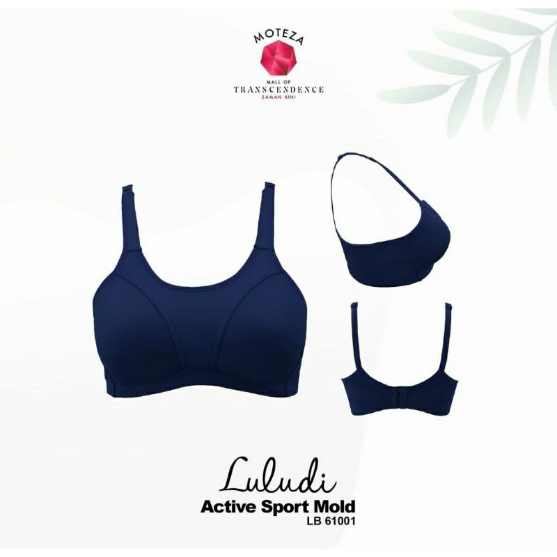 Luludi active sport bra by wacoal non wire (tanpa kawat)