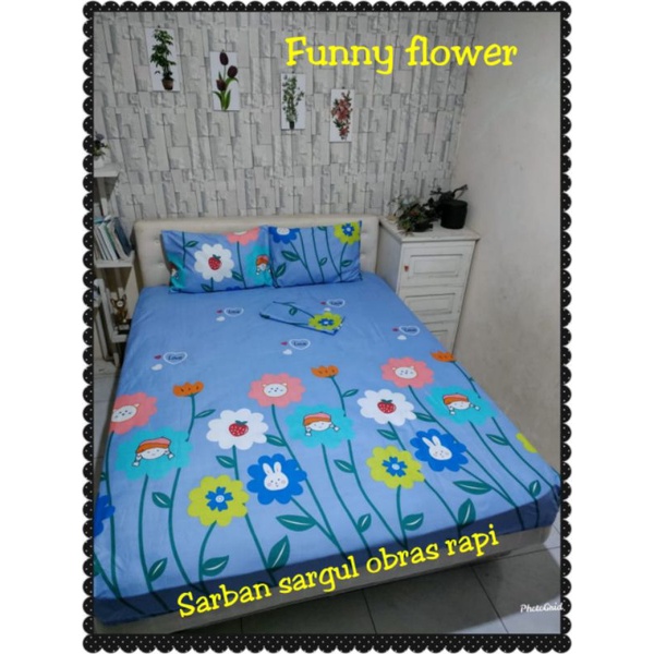  SEPREI motif  bunga ready ukuran 120 160 180 200 best 